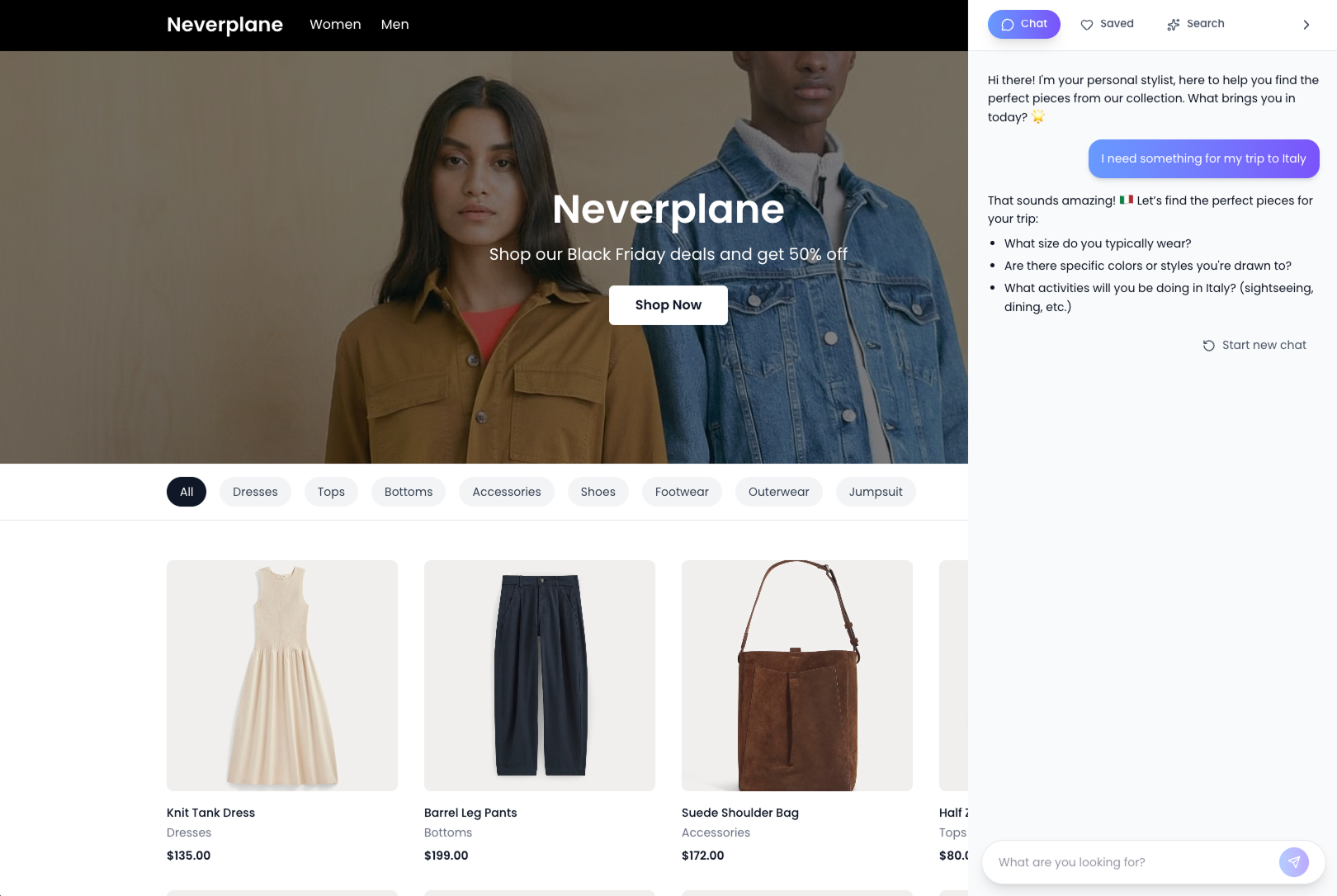 Chat Interface Preview